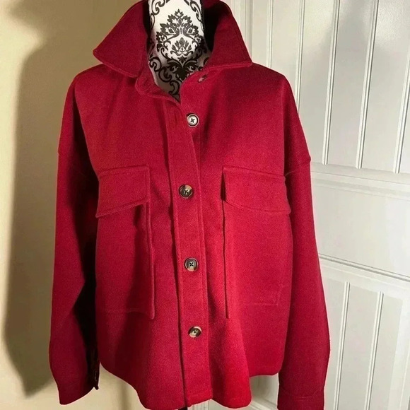 Beach Lunch Lounge Cropped Jacket NWT - Picture 3 of 10